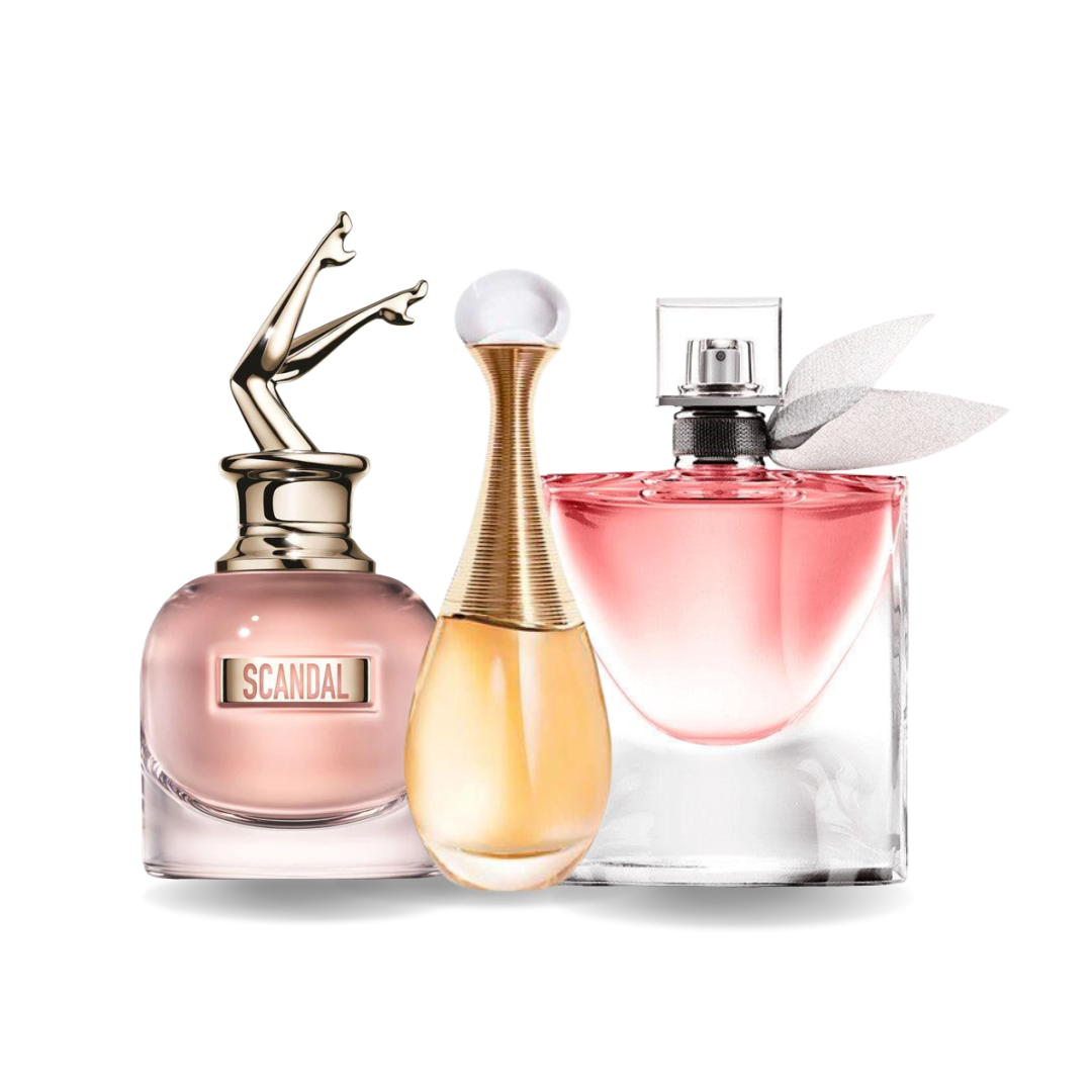 3 Parfums d’Exception – JPG Scandal, J’Adore & LVEB (PAYEZ 1, OBTENEZ 3)